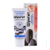 Гель-бальзам для ног с маслом мяты перечной Фратти Шунгит охлаждающий 75 мл