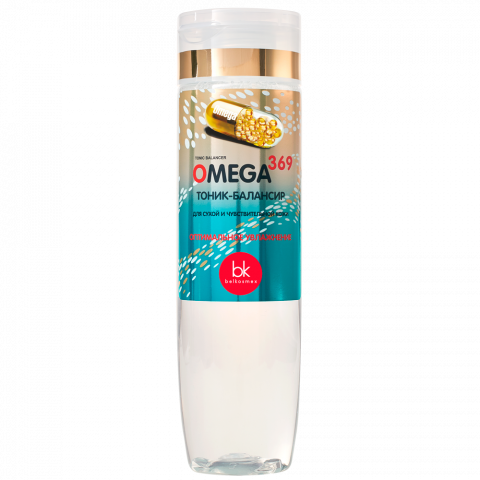 Тоник-балансир для сухой и чувствительной кожи Белкосмекс OMEGA 369 Оптимальное увлажнение 200 мл
