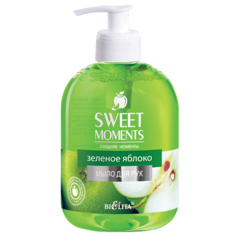 Мыло для рук Белита SWEET MOMENTS ЗЕЛЕНОЕ ЯБЛОКО 500мл