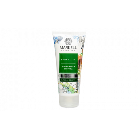 Aqua-маска для лица Skin&City снежный гриб Markell 100мл Aqua-маска для лица Skin&City снежный гриб Markell 100мл