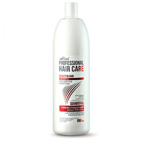 Шампунь глубоко очищающий для всех типов волос Белита Professional Hair Care 1000 мл Шампунь глубоко очищающий для всех типов волос Белита Professional Hair Care 1000 мл