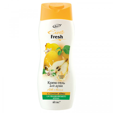 Крем-гель для душа Витекс EXOTIC FRESH JUISE АЙВА и ВАНИЛЬ 500 мл Крем-гель для душа Витекс EXOTIC FRESH JUISE АЙВА и ВАНИЛЬ 500 мл