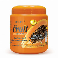Маска восстанавливающая 3 в 1 Витэкс Fruit therapy Папайя и масло амлы для сухих и поврежденный волос 450 мл Маска восстанавливающая 3 в 1 Витэкс Fruit therapy Папайя и масло амлы для сухих и поврежденный волос 450 мл