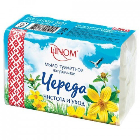 Мыло кусковое LINOM Череда 300 г Мыло кусковое LINOM Череда 300 г