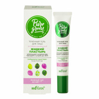 Гель точечный антибактериальный для лица Белита Pure Green Жидкий пластырь Зеленый чай 20 мл