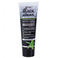 Маска-скраб для лица полирующая Витэкс Black Clean 75 мл